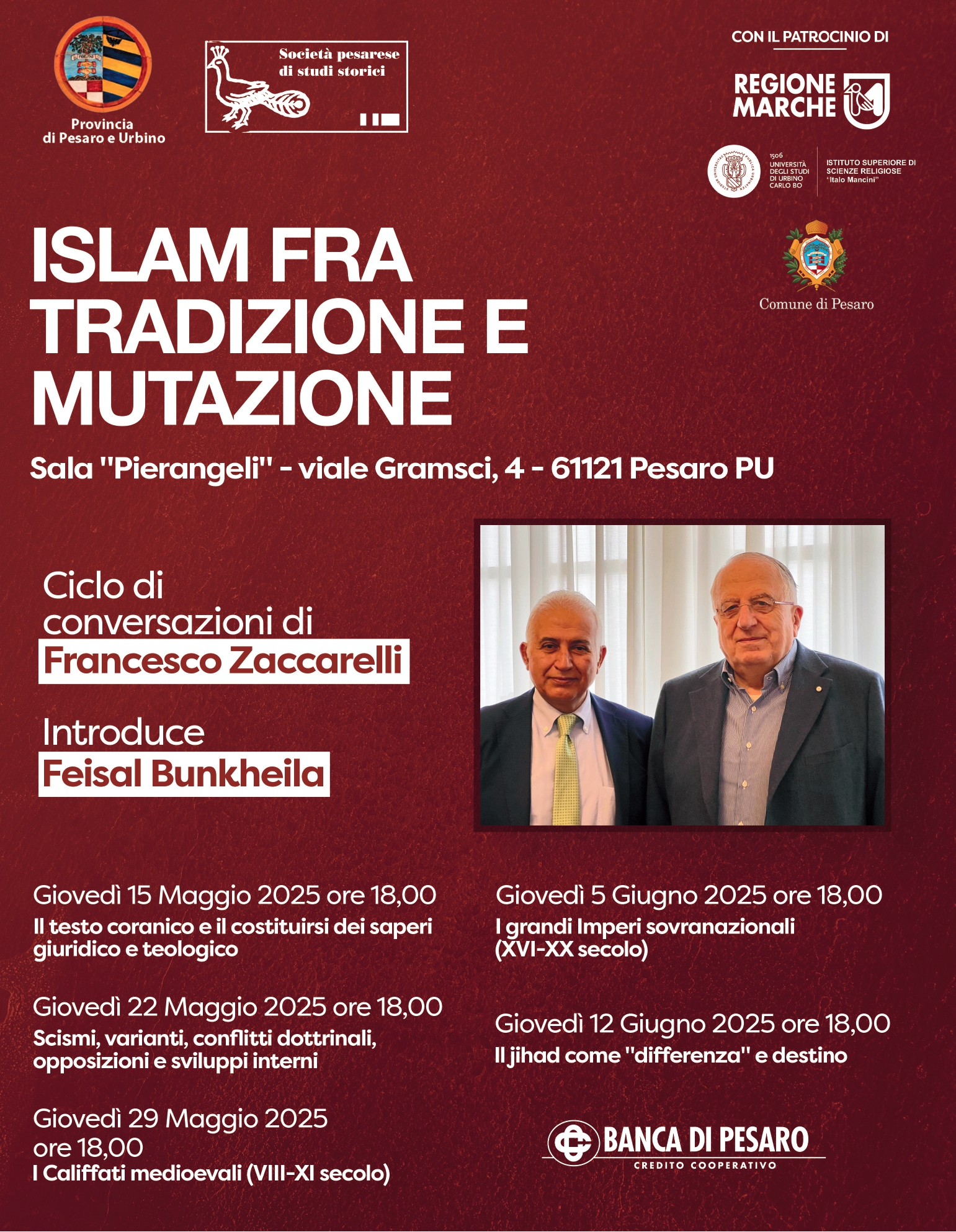 Islam fra Tradizione e Mutazione — locandina